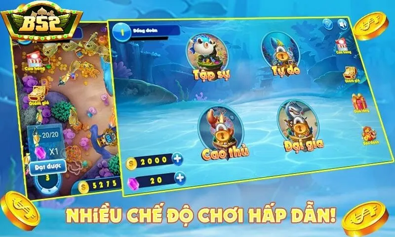 Bí quyết chơi Bắn Cá Ăn Xu B52 Club để “gom xu như nước”